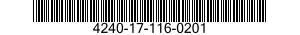 4240-17-116-0201 MASK SAMPLING KIT 4240171160201 171160201