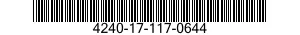 4240-17-117-0644 HELMET,WELDER'S 4240171170644 171170644