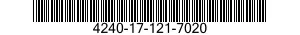 4240-17-121-7020 HELMET,WELDER'S 4240171217020 171217020