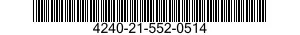 4240-21-552-0514 FACESHIELD,INDUSTRIAL 4240215520514 215520514