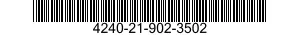 4240-21-902-3502 RESPIRATOR,AIR FILTERING 4240219023502 219023502