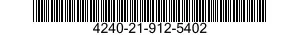 4240-21-912-5402 CARTRIDGE,RESPIRATOR,AIR FILTERING 4240219125402 219125402