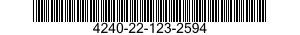 4240-22-123-2594 REDUCING VALVE 4240221232594 221232594