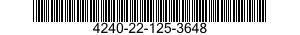 4240-22-125-3648 GOGGLES,INDUSTRIAL 4240221253648 221253648