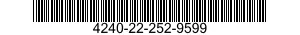 4240-22-252-9599  4240222529599 222529599