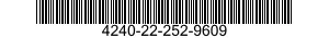 4240-22-252-9609  4240222529609 222529609