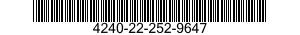 4240-22-252-9647  4240222529647 222529647