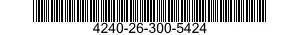 4240-26-300-5424 FACE BLANK SMALL WI 4240263005424 263005424