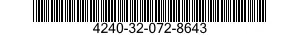 4240-32-072-8643 PRESSURE GAUGE 4240320728643 320728643