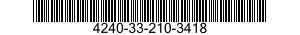 4240-33-210-3418 FILTER UNIT,GAS-PARTICULATE 4240332103418 332103418