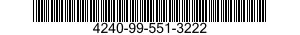 4240-99-551-3222 BARRIER,VEHICLE ARR 4240995513222 995513222