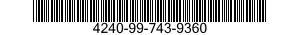 4240-99-743-9360 FILTER UNIT,GAS-PARTICULATE 4240997439360 997439360