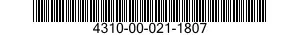 4310-00-021-1807 RING,PISTON 4310000211807 000211807