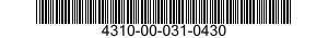 4310-00-031-0430  4310000310430 000310430