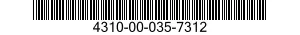 4310-00-035-7312 VALVE,COMPRESSOR 4310000357312 000357312