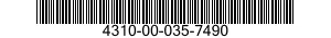 4310-00-035-7490 REED STRIP,VALVE 4310000357490 000357490