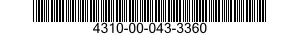 4310-00-043-3360  4310000433360 000433360