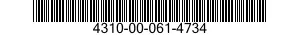 4310-00-061-4734 SPRING,HELICAL,COMPRESSION 4310000614734 000614734