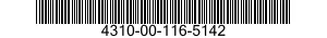 4310-00-116-5142  4310001165142 001165142