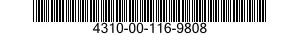 4310-00-116-9808 RING,PISTON 4310001169808 001169808