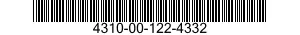 4310-00-122-4332 BEARING AND THRUST ASSEMBLY 4310001224332 001224332