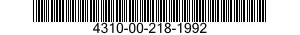 4310-00-218-1992  4310002181992 002181992