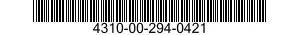 4310-00-294-0421 RING,PISTON 4310002940421 002940421