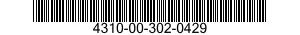 4310-00-302-0429  4310003020429 003020429