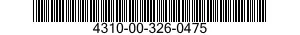 4310-00-326-0475 RING,PISTON 4310003260475 003260475