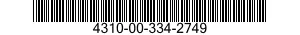 4310-00-334-2749  4310003342749 003342749