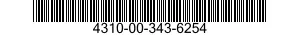 4310-00-343-6254  4310003436254 003436254