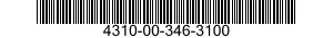 4310-00-346-3100  4310003463100 003463100