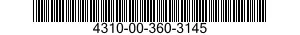 4310-00-360-3145  4310003603145 003603145