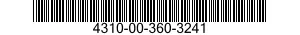 4310-00-360-3241  4310003603241 003603241