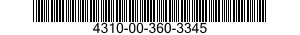 4310-00-360-3345  4310003603345 003603345