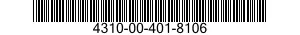 4310-00-401-8106 PLATE,REED VALVE 4310004018106 004018106