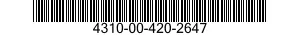 4310-00-420-2647  4310004202647 004202647