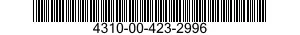 4310-00-423-2996 PLATE,VALVE STOP 4310004232996 004232996