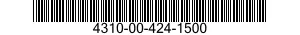 4310-00-424-1500  4310004241500 004241500