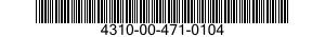 4310-00-471-0104  4310004710104 004710104