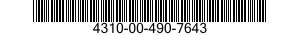 4310-00-490-7643  4310004907643 004907643