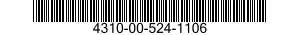 4310-00-524-1106  4310005241106 005241106