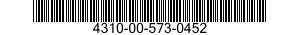 4310-00-573-0452  4310005730452 005730452
