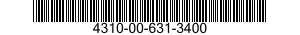 4310-00-631-3400  4310006313400 006313400
