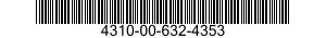 4310-00-632-4353  4310006324353 006324353