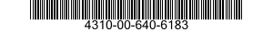 4310-00-640-6183  4310006406183 006406183