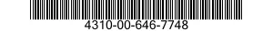4310-00-646-7748  4310006467748 006467748
