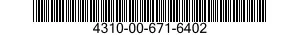 4310-00-671-6402 CYLINDER,RECIPROCATING COMPRESSOR 4310006716402 006716402