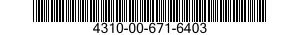 4310-00-671-6403 CYLINDER,RECIPROCATING COMPRESSOR 4310006716403 006716403