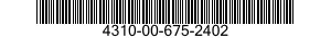 4310-00-675-2402  4310006752402 006752402